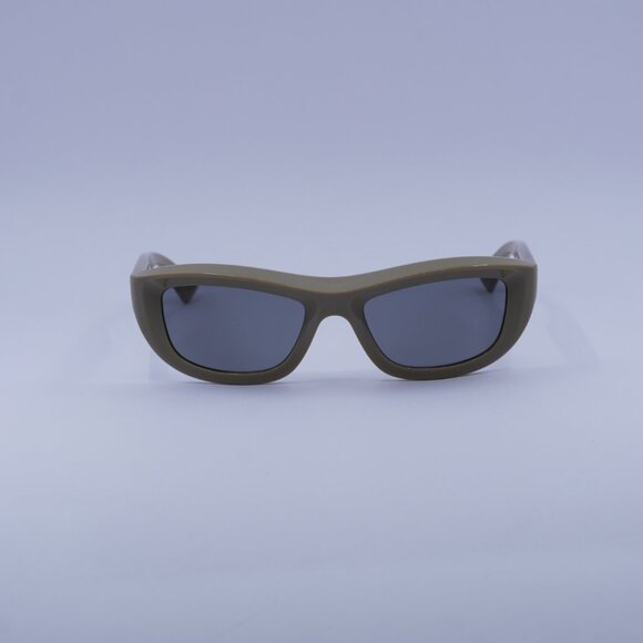 Bottega Veneta BV1326S 003 Sunglasses Brown Rectangle Frame, Grey Lenses - Picture 3 of 10